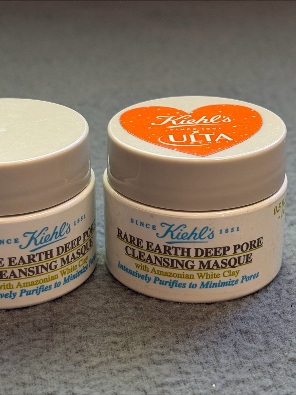 Kiehl's Rare Earth Deep Pore Cleansing Masque - White with Orange Accent